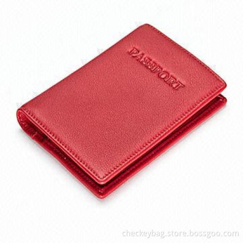 Leather Passport Holder, Various Colors are Available